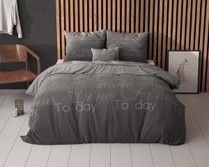 Sleeptime Live Today Antraciet 200 x 220 cm