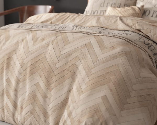 Sleeptime Visgraat Zand 200 x 220 cm - Afbeelding 3