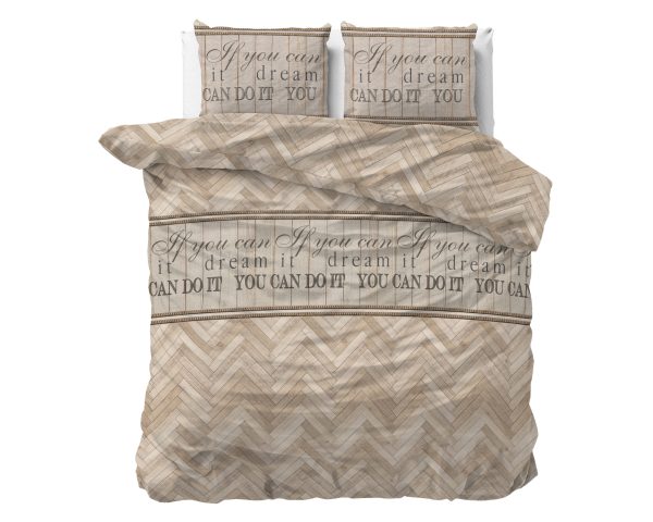 Sleeptime Visgraat Zand 240 x 220 cm - Afbeelding 2