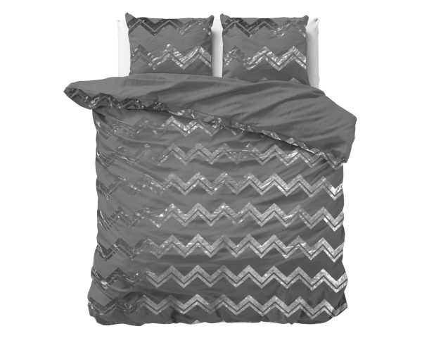 Sleeptime Wave Grijs 240 x 220 cm - Afbeelding 2