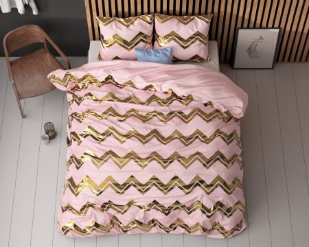 Sleeptime Wave Roze 140 x 220 cm