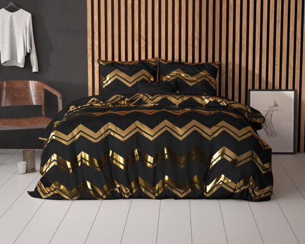 Sleeptime Wave Zwart 240 x 220 cm - Afbeelding 3