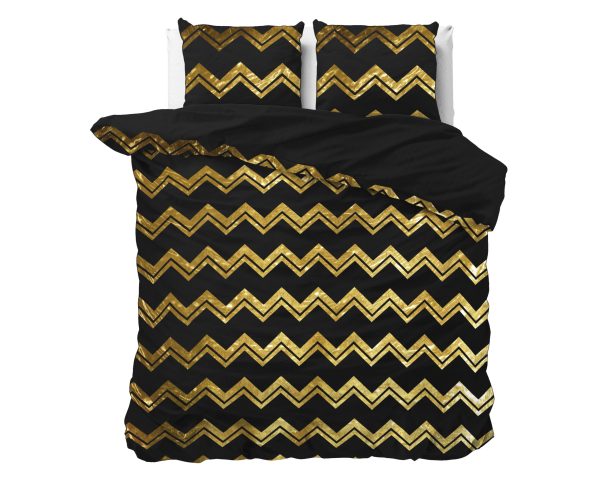 Sleeptime Wave Zwart 200 x 220 cm - Afbeelding 2