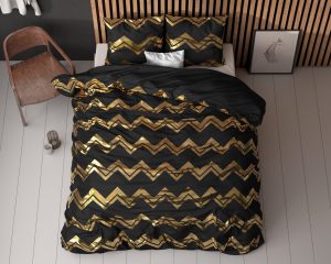 Sleeptime Wave Zwart 240 x 220 cm