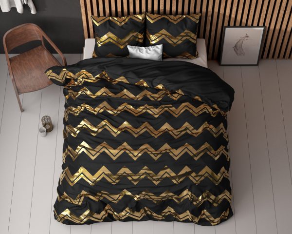 Sleeptime Wave Zwart 240 x 220 cm
