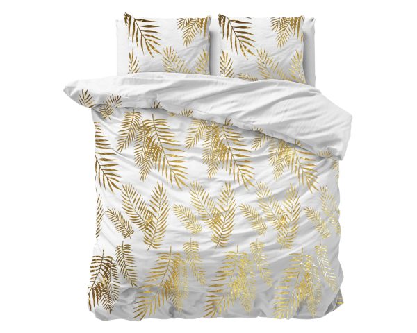 Sleeptime Leaves Wit 240 x 220 cm - Afbeelding 2