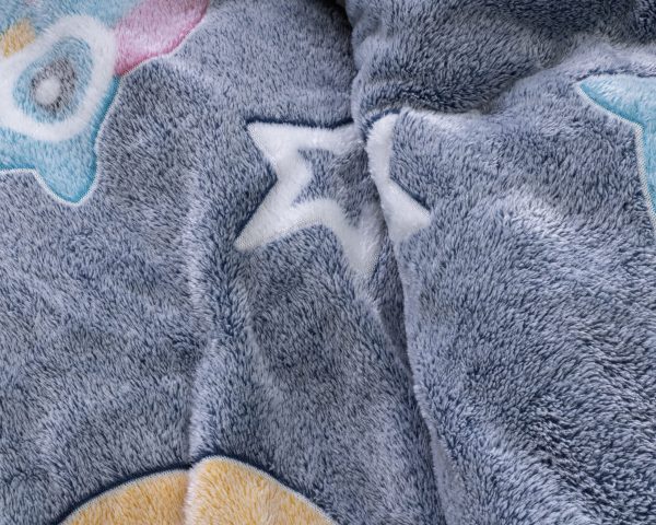 Sleeptime Glow in the dark Night Owl Blauw 135 x 200 cm - Afbeelding 5