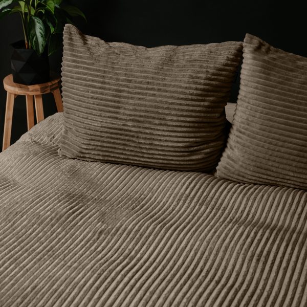 Sleeptime Rib Teddy Taupe 240 x 200/220 cm - Afbeelding 4