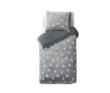 Sleeptime Glow in the dark Spooky Grey 140 x 200/220 cm