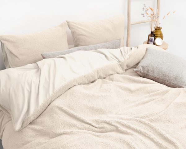 Sleeptime Teddy Creme 200 x 220 cm - Afbeelding 3