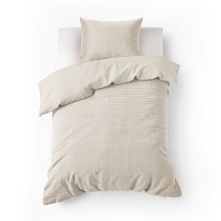 Sleeptime Check Teddy Beige 140 x 200/220 cm