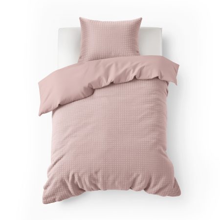 Sleeptime Check Teddy Roze 140 x 200/220 cm