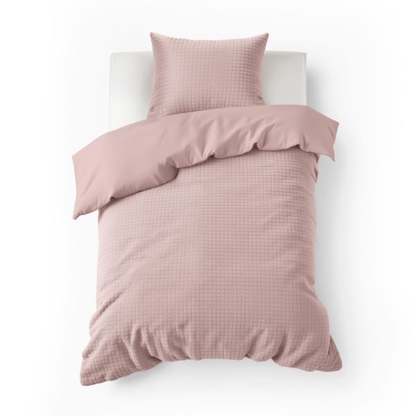 Sleeptime Check Teddy Roze 140 x 200/220 cm