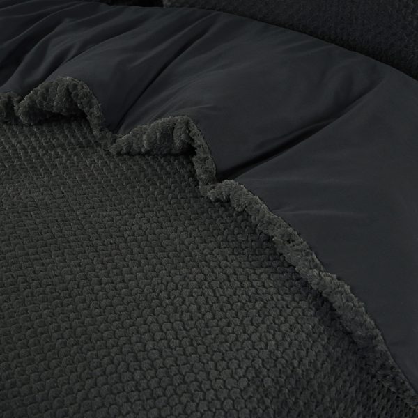 Sleeptime Fur Teddy Antraciet 140 x 200/220 cm - Afbeelding 3