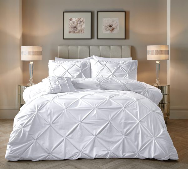Sleeptime Velvet Pintuck Wit 200 x 200/220 cm - Afbeelding 2
