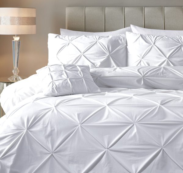 Sleeptime Velvet Pintuck Wit 200 x 200/220 cm - Afbeelding 3