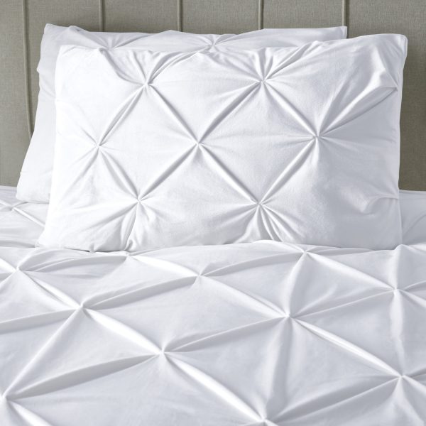 Sleeptime Velvet Pintuck Wit 200 x 200/220 cm - Afbeelding 4