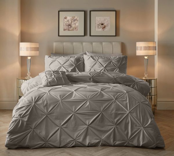 Sleeptime Velvet Pintuck Zand 200 x 200/220 cm - Afbeelding 2
