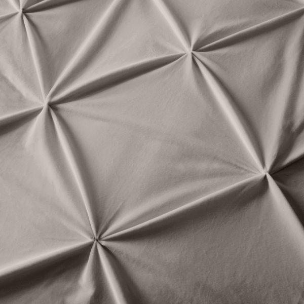Sleeptime Velvet Pintuck Zand 200 x 200/220 cm - Afbeelding 5