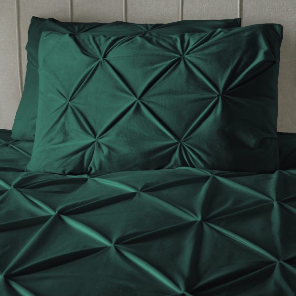 Sleeptime Velvet Pintuck Groen 240 x 200/220 cm - Afbeelding 4