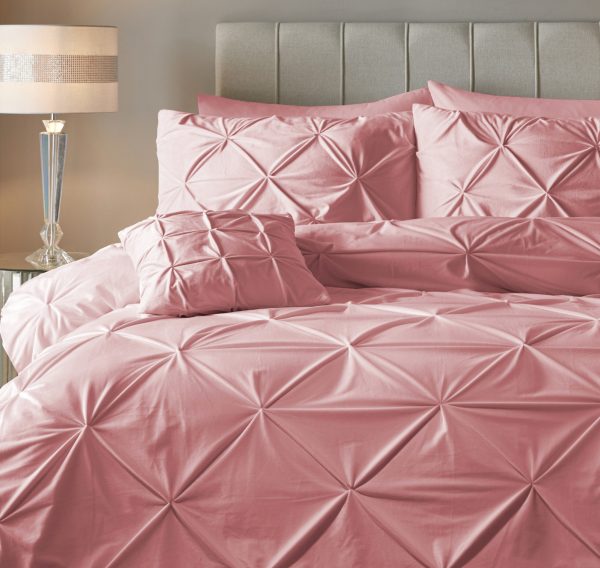 Sleeptime Velvet Pintuck Roze 240 x 200/220 cm - Afbeelding 3