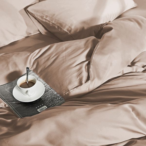 Primaviera Deluxe 100% Bamboo Taupe 200 x 200/220 cm - Afbeelding 5