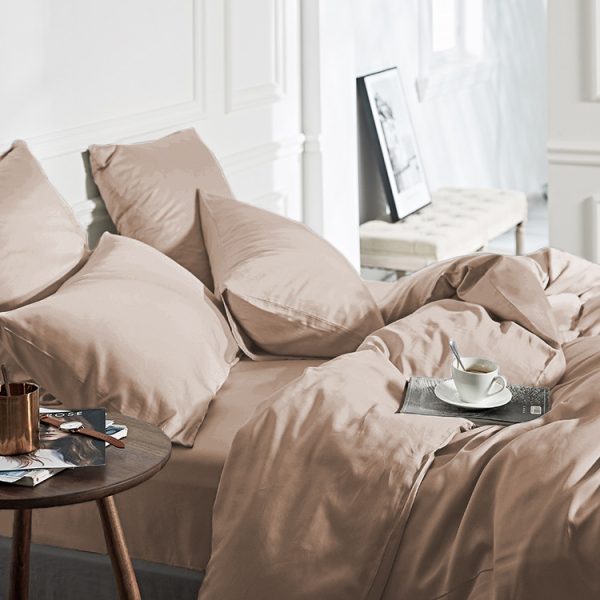 Primaviera Deluxe 100% Bamboo Taupe 240 x 200/220 cm - Afbeelding 2