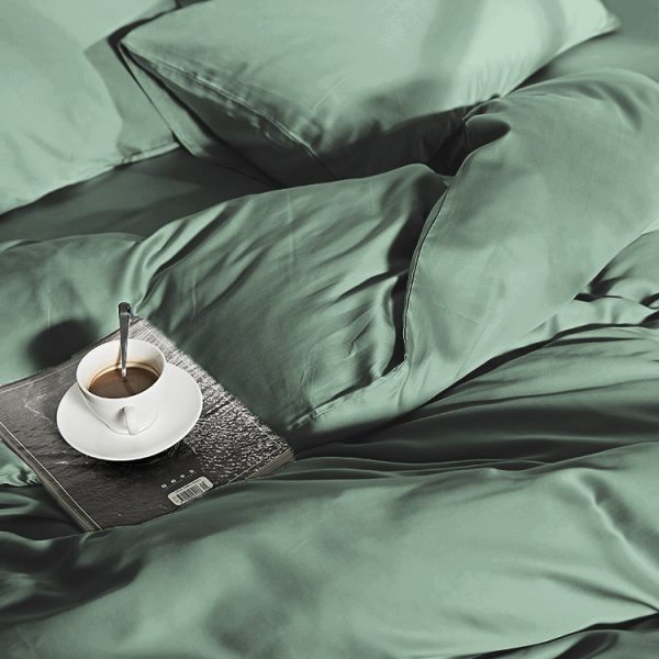 Primaviera Deluxe 100% Bamboo Groen 200 x 200/220 cm - Afbeelding 5