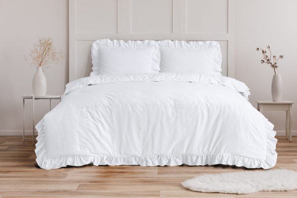 Sleeptime Ruffles Wit 240 x 200/220 cm - Afbeelding 2