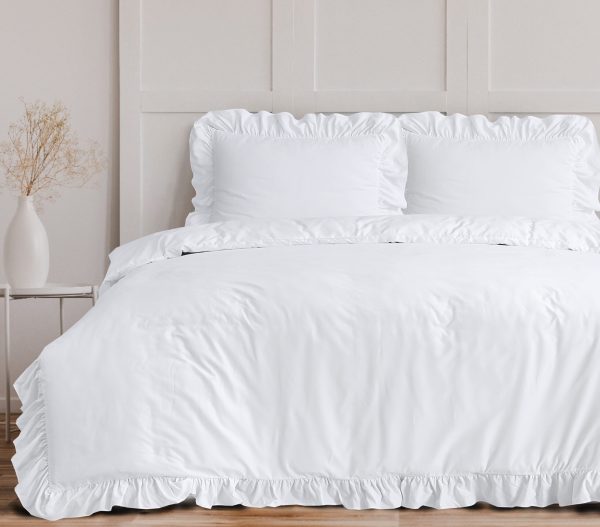 Sleeptime Ruffles Wit 240 x 200/220 cm - Afbeelding 3