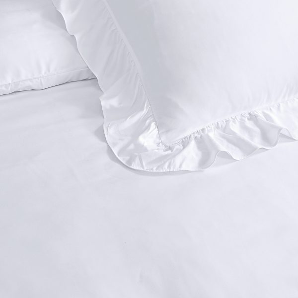 Sleeptime Ruffles Wit 240 x 200/220 cm - Afbeelding 4