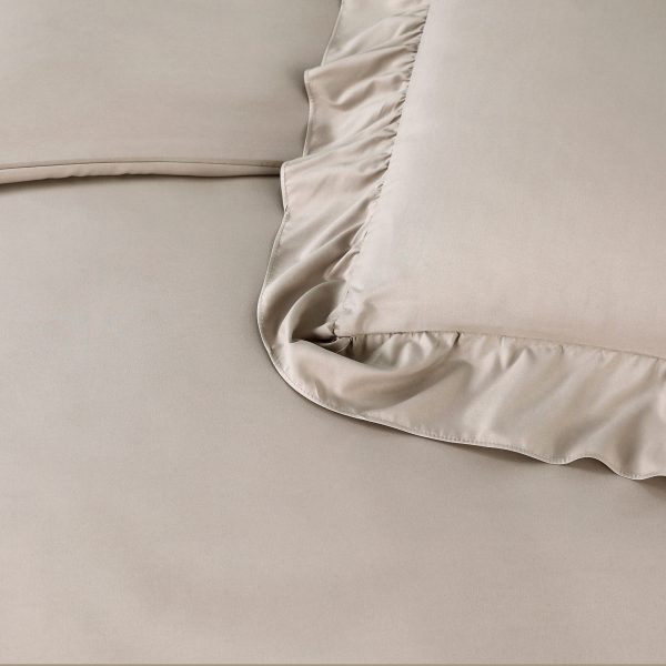 Sleeptime Ruffles Taupe 140 x 200/220 cm - Afbeelding 4