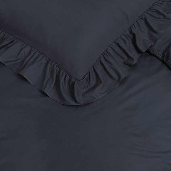 Sleeptime Ruffles Antraciet 140 x 200/220 cm - Afbeelding 4