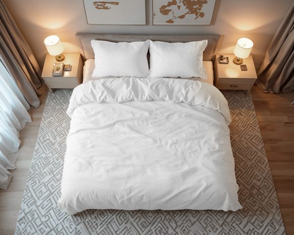 Sleeptime Teddy Katoen Wit 240 x 200/220 cm - Afbeelding 2