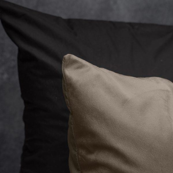 Sleeptime Velvet uni Taupe/Grijs 140 x 200/220 cm - Afbeelding 3