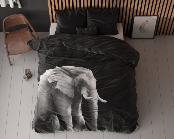 Sleeptime Elephant Zwart 140 x 200/220 cm - Afbeelding 4
