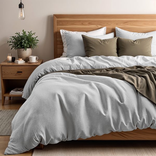Primaviera Deluxe Waffle Grijs 140 x 200/260 cm