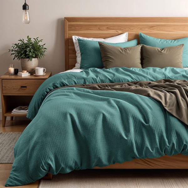 Primaviera Deluxe Waffle Groen 240 x 200/260 cm