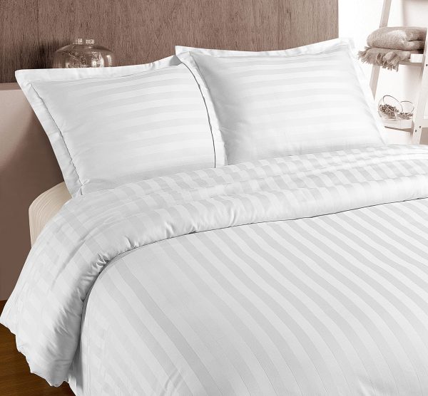 Primaviera Deluxe Hotel Stripe Wit 200 x 200/260 cm