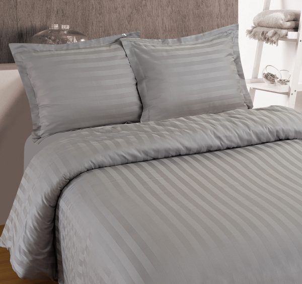 Primaviera Deluxe Hotel Stripe Grijs 240 x 200/260 cm