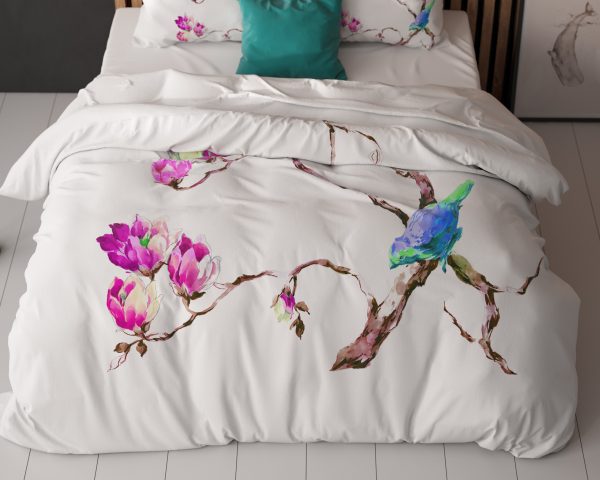 Sleeptime Magnolias Wit 140 x 200/220 cm - Afbeelding 5