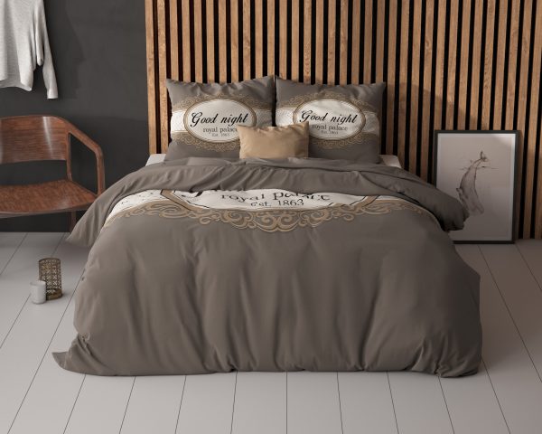 Sleeptime Royal Palace Taupe 140 x 200/220 cm - Afbeelding 2