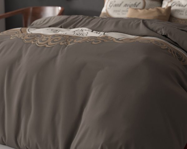 Sleeptime Royal Palace Taupe 140 x 200/220 cm - Afbeelding 4