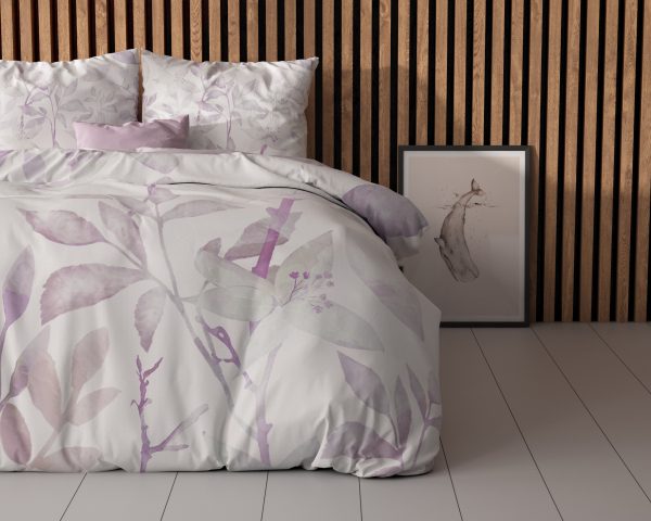 Sleeptime Water leaves Wit 240 x 200/220 cm - Afbeelding 3