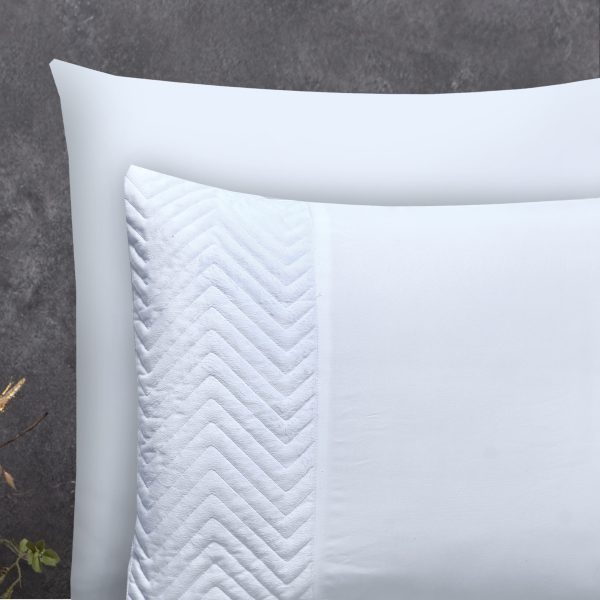 Sleeptime Velvet Crossline Wit 140 x 200/220 cm - Afbeelding 3