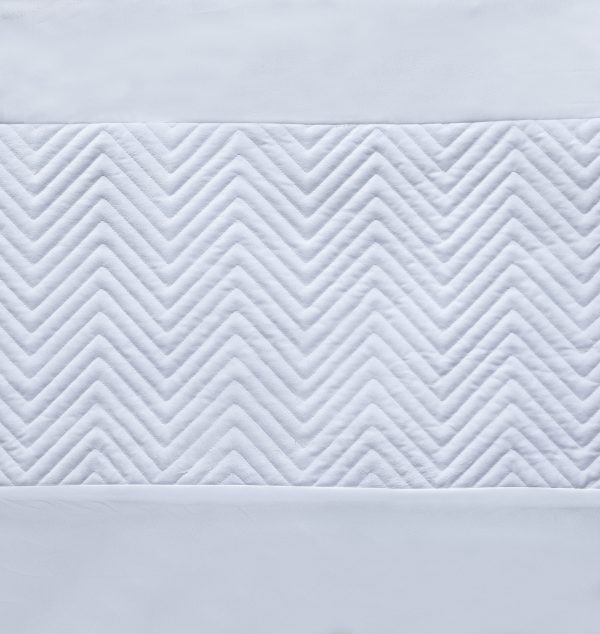 Sleeptime Velvet Crossline Wit 140 x 200/220 cm - Afbeelding 4