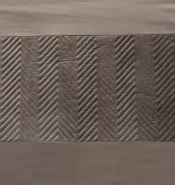 Sleeptime Velvet Crossline Taupe 200 x 200/220 cm - Afbeelding 4