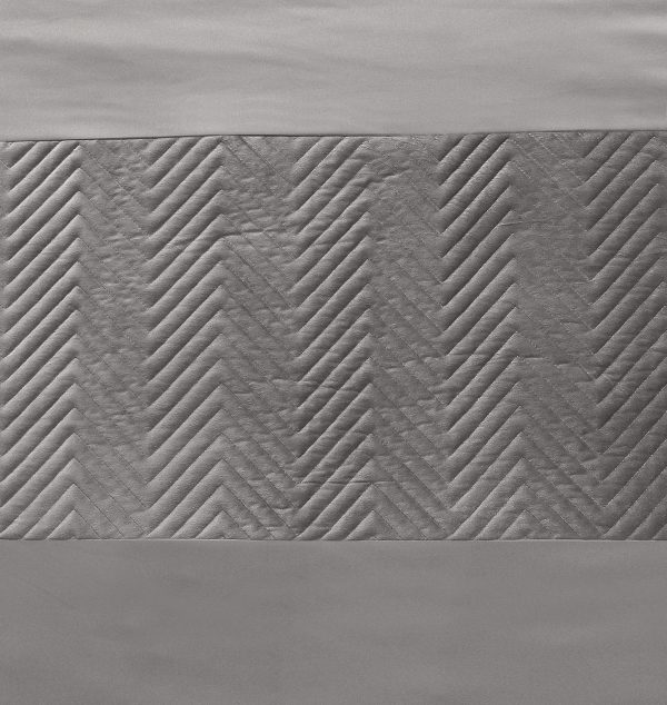 Sleeptime Velvet Crossline Zand/Grijs 140 x 200/220 cm - Afbeelding 4