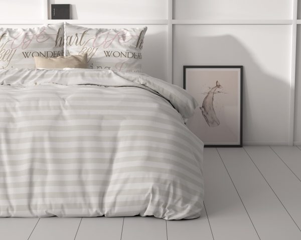 Sleeptime Pinky Words Roze 240 x 200/220 cm - Afbeelding 2