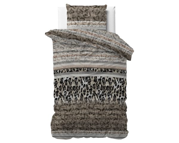 Sleeptime Tiger leopard Taupe 140 x 220 cm - Afbeelding 5